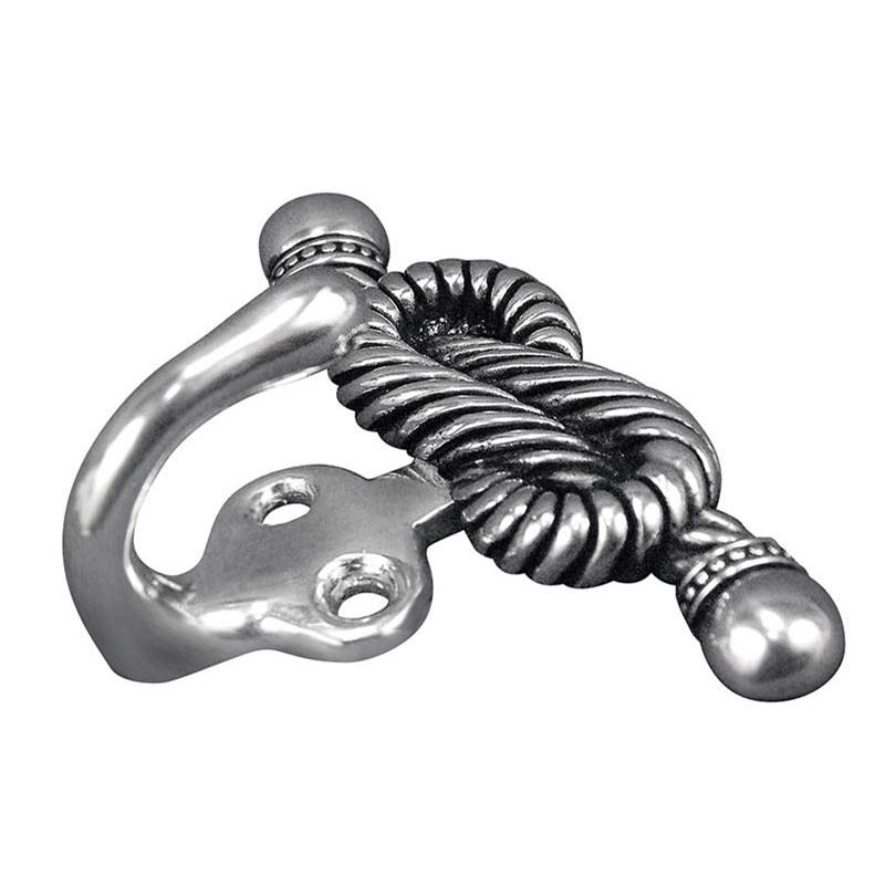 Vicenza Designs Equestre, Hook, Rope, Antique Silver