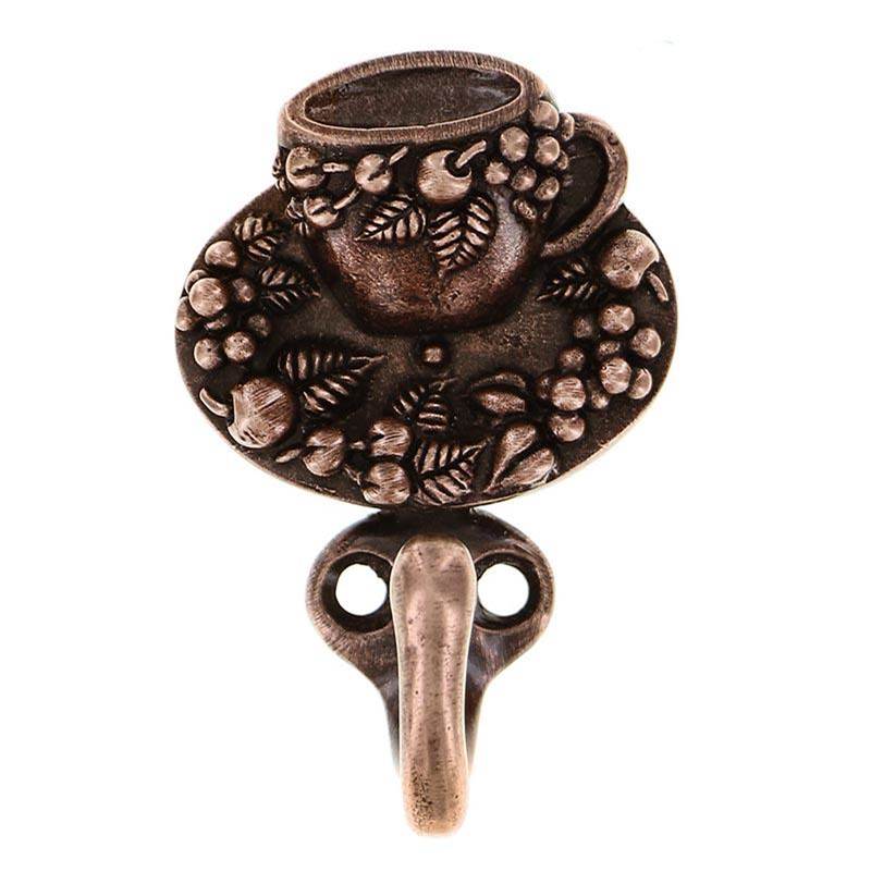 Vicenza Designs Hook, Tea Cup, Antique Copper