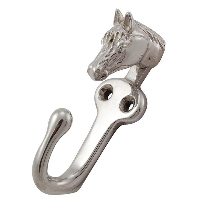 Vicenza Designs Equestre, Hook, Horse, Polished Silver
