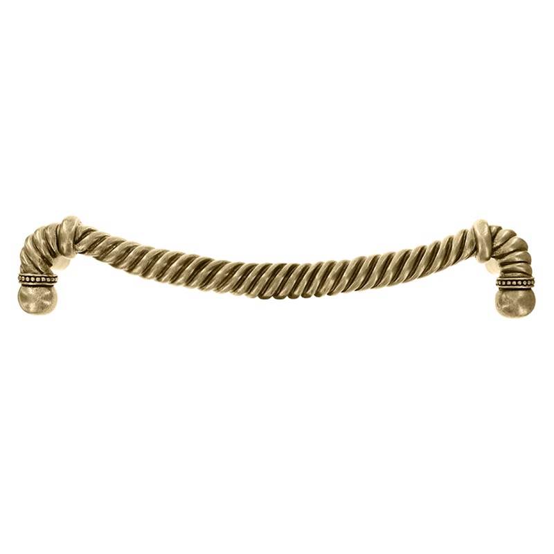 Vicenza Designs Equestre, Pull, Appliance, Rope, 12 Inch, Antique Brass