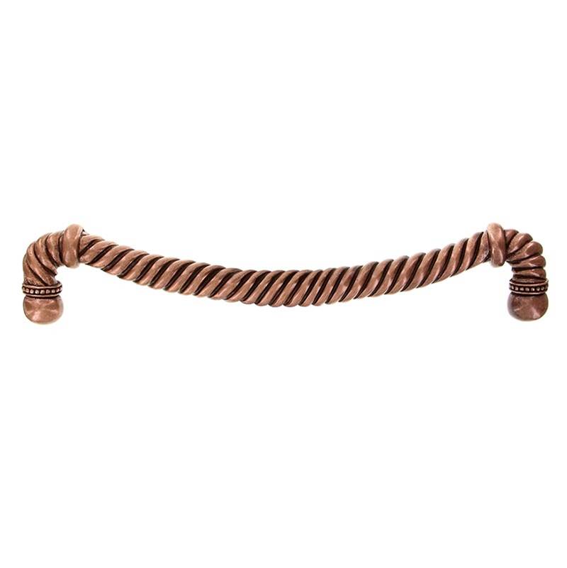 Vicenza Designs Equestre, Pull, Appliance, Rope, 12 Inch, Antique Copper