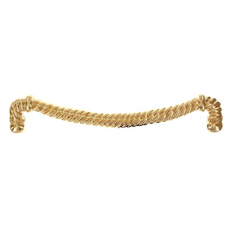 Vicenza Designs Equestre, Pull, Appliance, Rope, 12 Inch, Polished Gold
