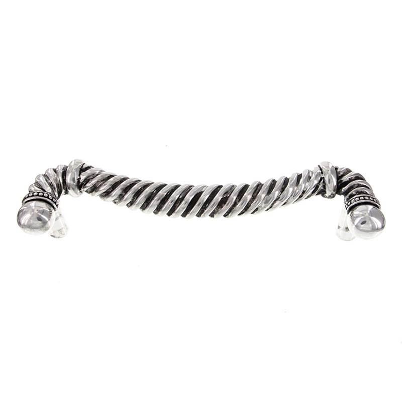 Vicenza Designs Equestre, Pull, Appliance, Rope, 9 Inch, Antique Silver