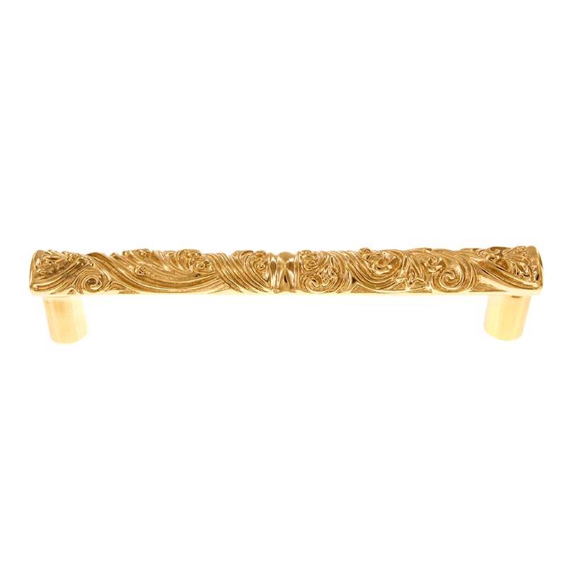 Vicenza Designs Liscio, Pull, Appliance, 9 Inch, Polished Gold