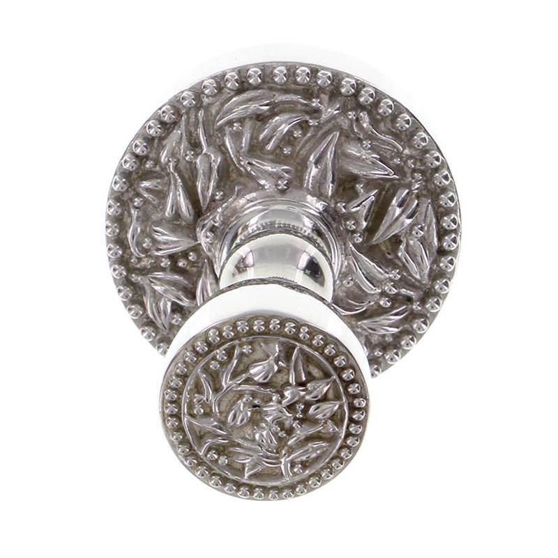 Vicenza Designs San Michele, Robe Hook, Polished Silver
