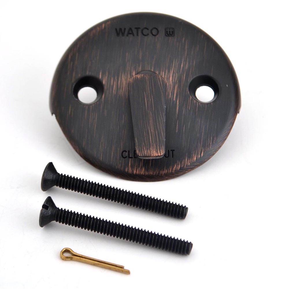 Watco Manufacturing Trip Lever Of Plate Kit Two Screws One Cotter Pin Rubbed Bronze