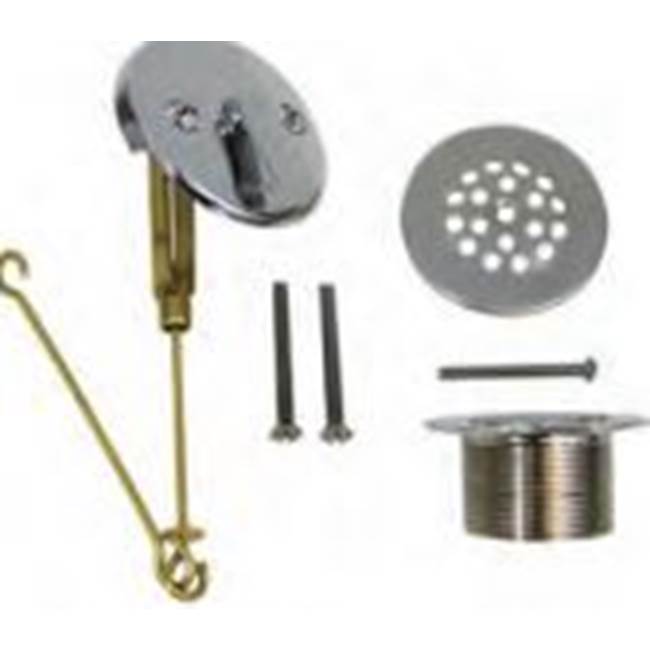 Watco Manufacturing Slip Lock Trim Kit Fine-Thread Body No Drop Cylinder Chrome Brushed
