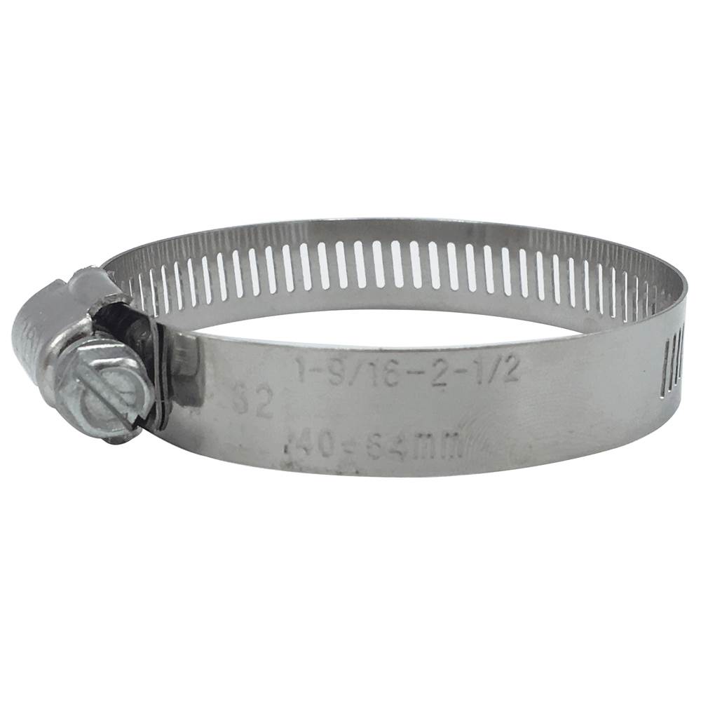Wal-Rich Corporation No. 40 2 1/2'' Stainless Hose Clamp With Carbon Screw