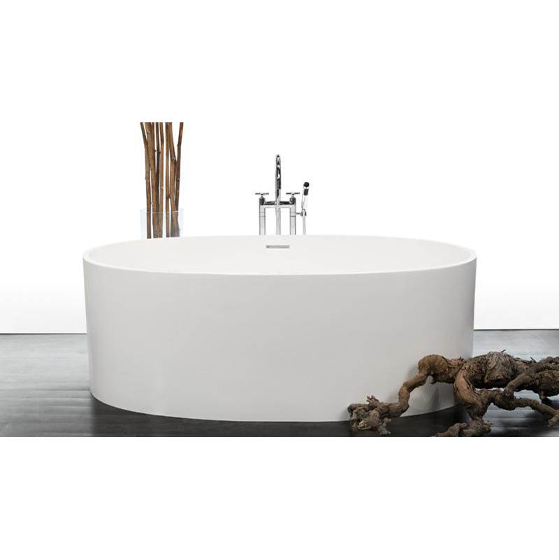 WETSTYLE Be Bath 66 X 34 X 22 - Fs  - Built In Mb O/F & Drain - White Matte
