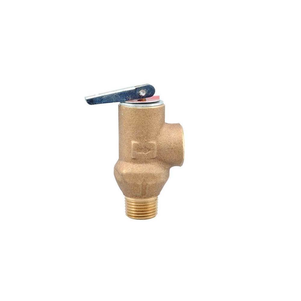 Watts 1/2 In Bronze Poppet Type Pressure Relief Valve, Test Lever, 175 psi, Ul Listed