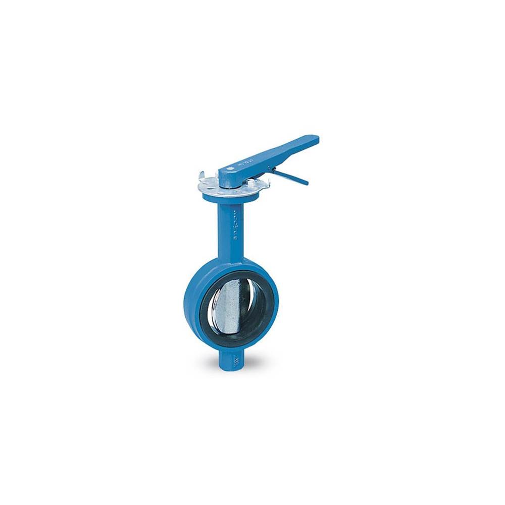 Watts 10 In Domestic Butterfly Valve, Wafer, Ductile Iron Body, Ductile Iron Disc, 416 Ss Shaft, Buna-N Seat, Lever Handle
