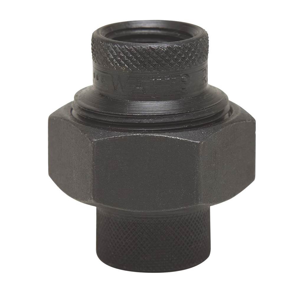 Watts 1 1/4 In Lead Free Dielectric Union with EPDM Gaskets, Female Iron Pipe Thread To Female Iron Pipe Thread, Black, For Gas Service