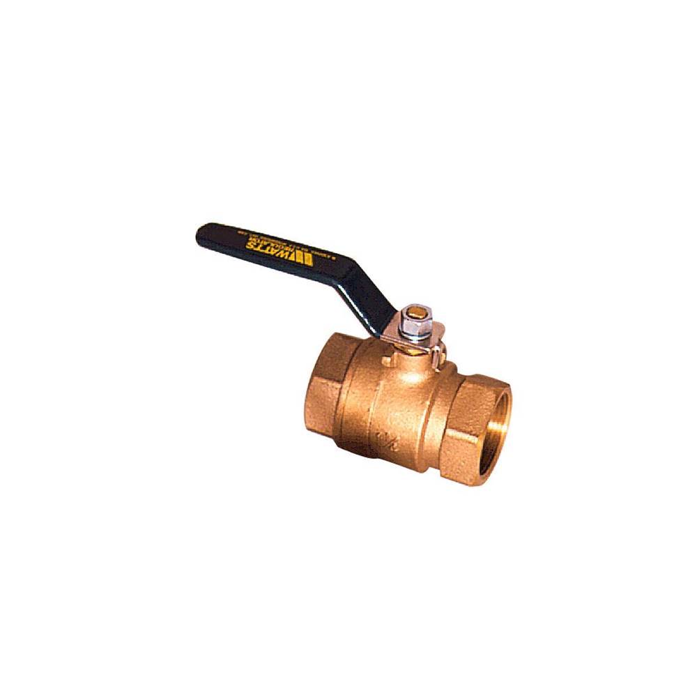 Watts 1/2 In Lead Free Bronze 2-Piece Full Port Ball Valve, Threaded Ends