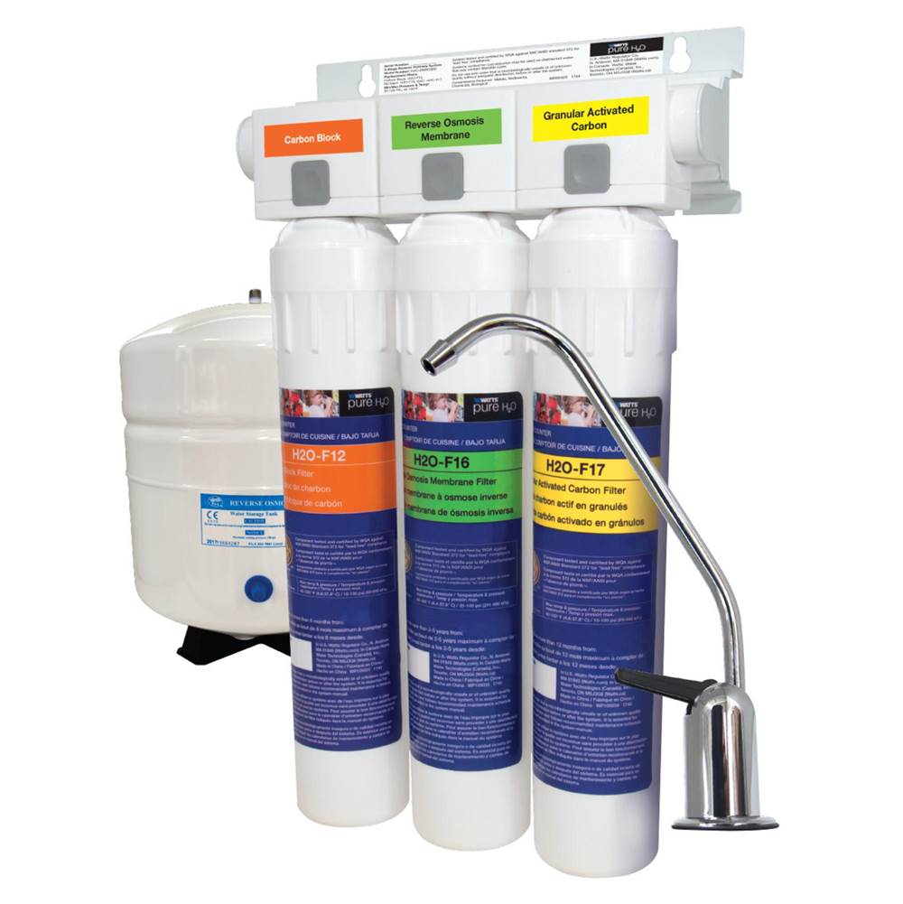 Watts Pure H2O 3-Stage Reverse Osmosis System