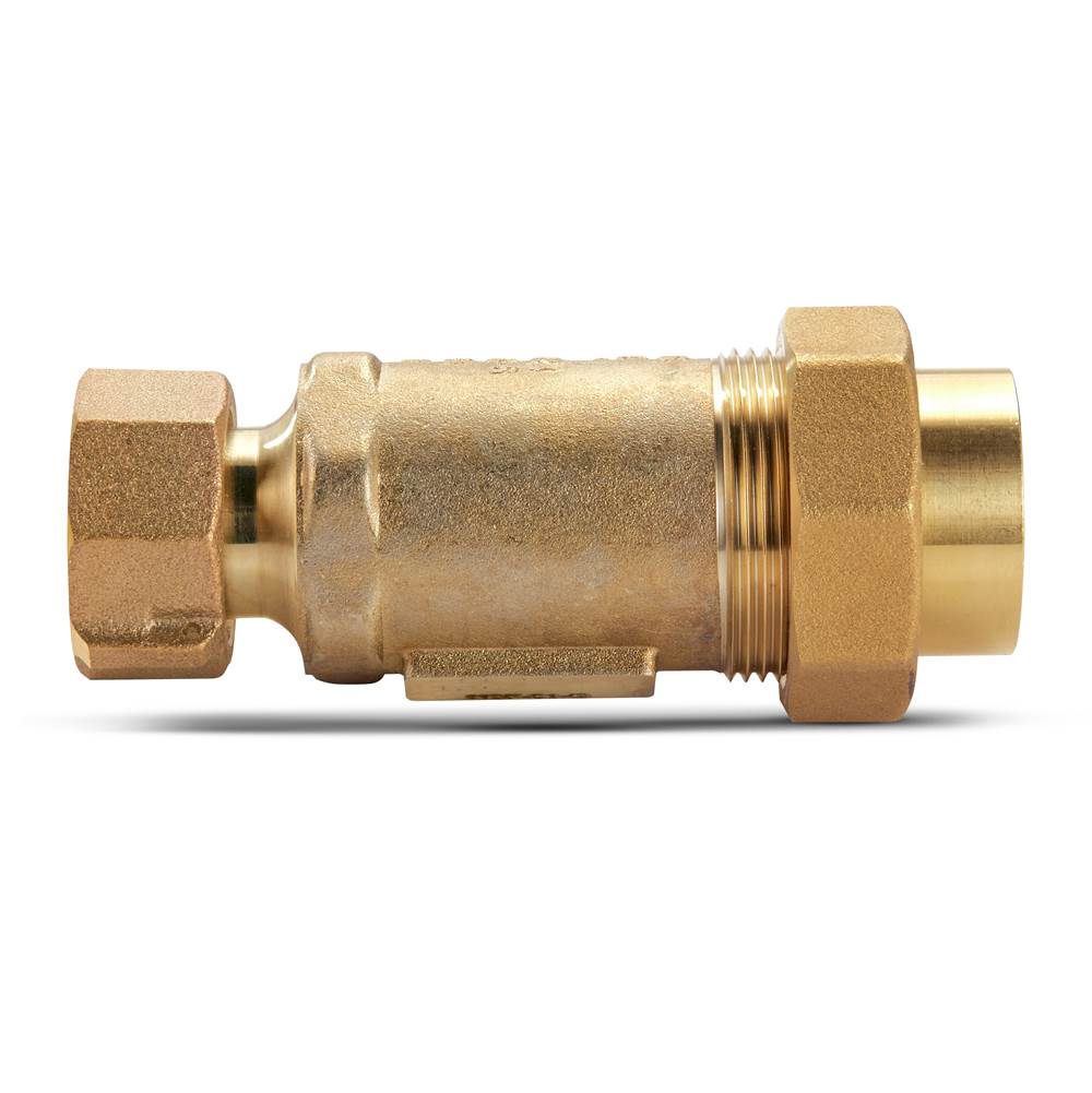 Zurn Industries 700XL Dual Check Valve with 1'' female union inlet x 1'' male outlet