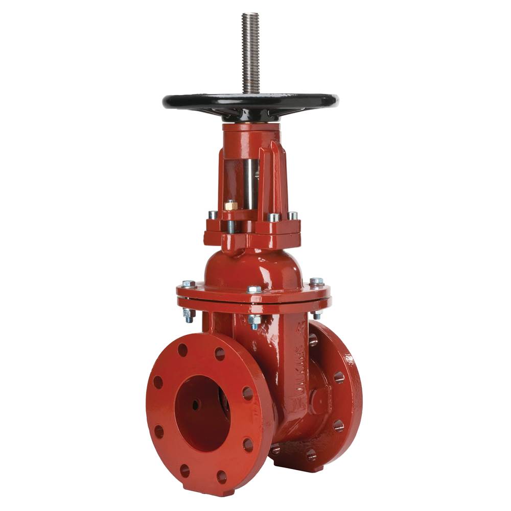 Zurn Industries 4'' 48 OSandY Gate Valve with flanged end connections