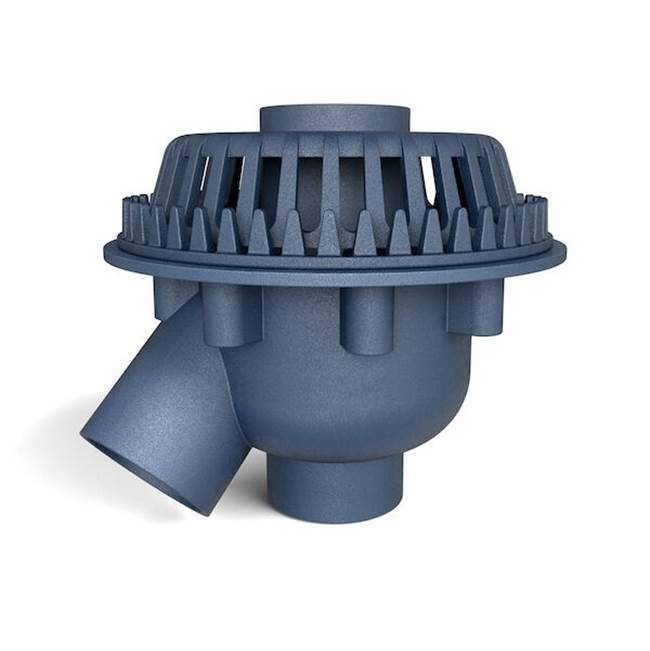 Zurn Industries 100C6 CI Bi- Functional Roof Drain w/ 6''NH Connections and Overflow Dome